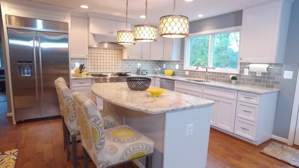recessed lights and pendants