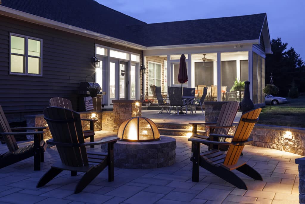outdoor lighting for safety and ambience